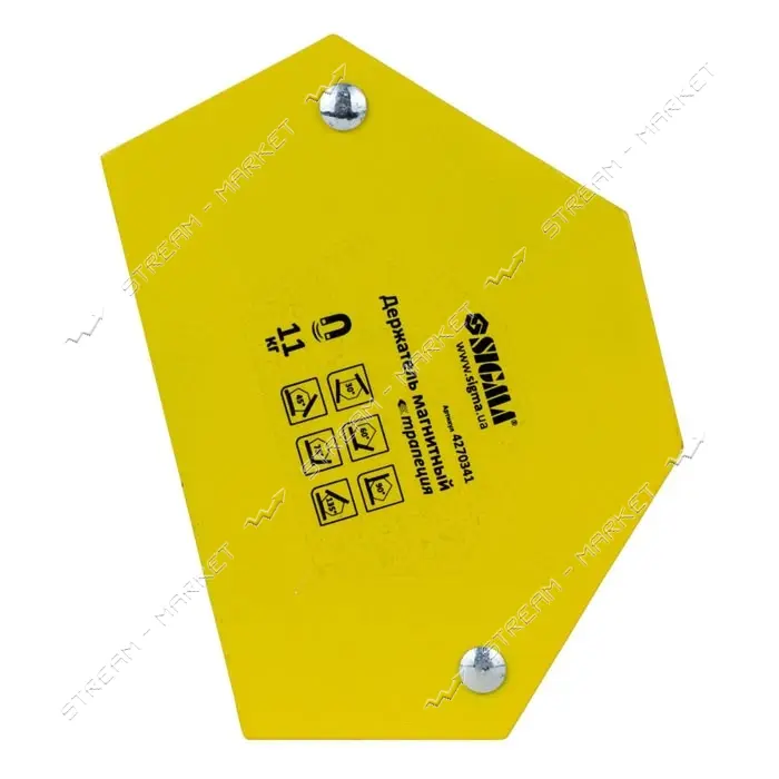 Держатель магнитный Sigma 4270341 трапеция 11кг 78х32х47х28.5мм 30 45 60 90 75 135