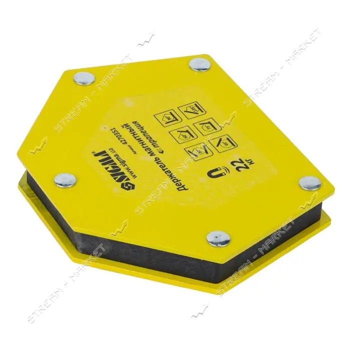 Держатель магнитный Sigma 4270351 трапеция 22кг 90х54х54х43мм 30 45 60 90 75 135                    