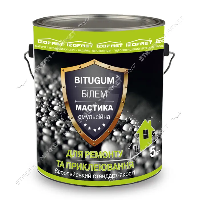 Мастика Bitugum БиЭМ битумно-эмульсионная 5кг                                                       