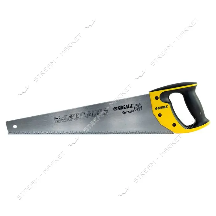 Ножовка по дереву Sigma 4400821 450мм 3TPI Grizzly