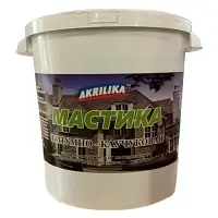 Мастика Акрилика битумно-каучуковая 3кг                                                             