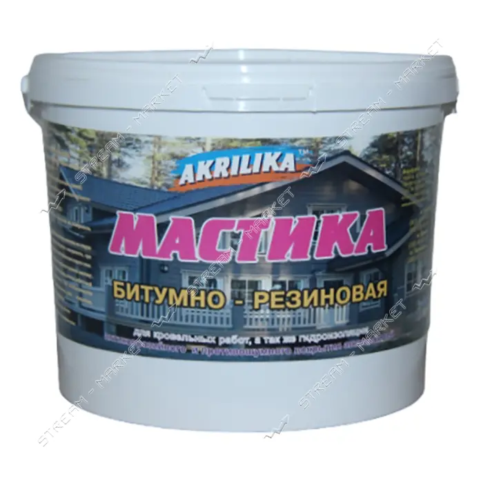 Мастика Акрилика гидроизоляционная 3 кг