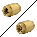 Обратный клапан для воды 1/2" KOER латунный шток                                                    