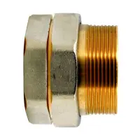 Згін KOER KR.341 американка латунна 2" пряма                                                        