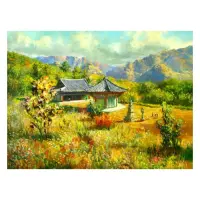 Картина по номерам J.Otten 6025 Домик в горах 40х50см