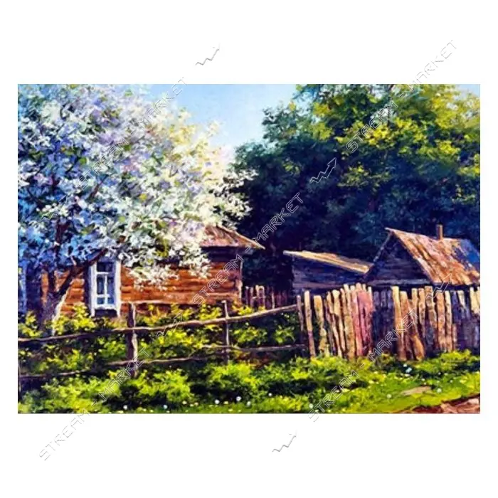 Картина по номерам J.Otten 6066 Деревня 40х50см