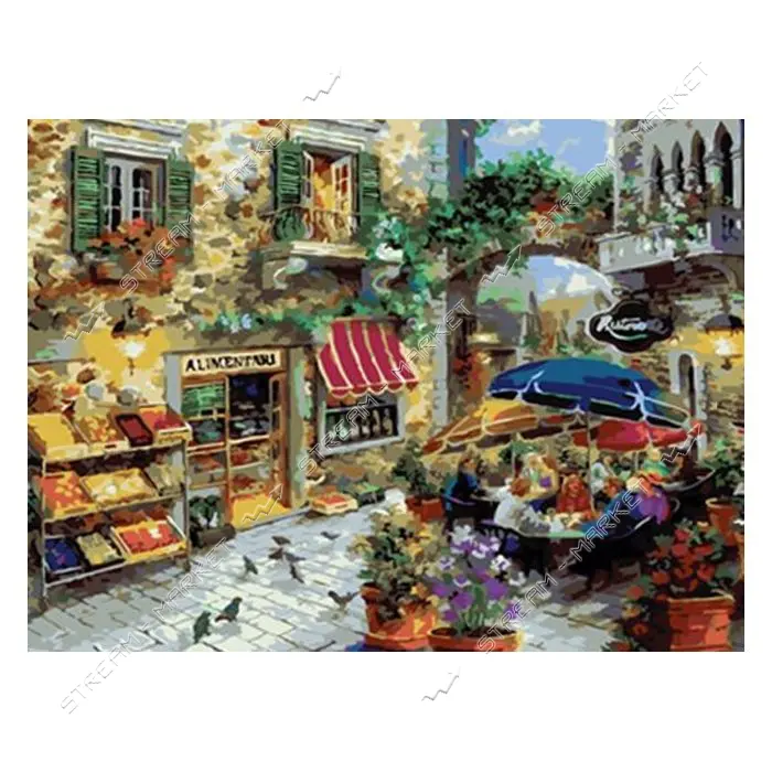 Картина по номерам J.Otten 6230 Кафешка 40х50см