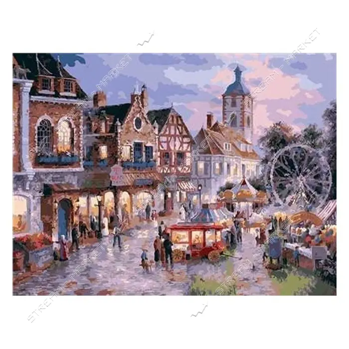 Картина по номерам J.Otten 9384 Ярмарка 40х50см