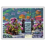 Картина по номерам J.Otten 5172 Цветы на набережной 40х50см                                         