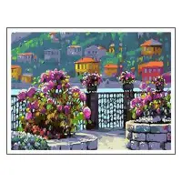 Картина по номерам J.Otten 5172 Цветы на набережной 40х50см