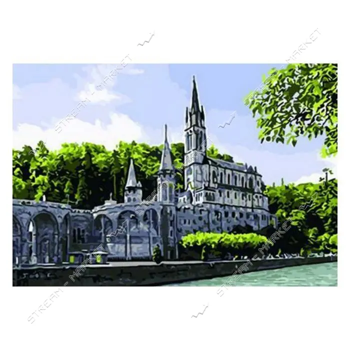 Картина по номерам J.Otten 5311 Дворец 40х50см                                                      