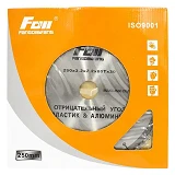 Диск пильный FOW по алюминию 216х30мм 80 зубов с твердосплавными напайками