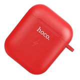 Беспроводное зарядное устройство Hoco CW22 for AirPods красное                                      