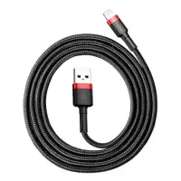 Кабель Baseus cafule Cable USB For lightning 1.5A 2м серо-черный                                    
