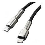 Кабель Baseus Cafule Series Metal Data Cable Type-C to Lightning PD 20W 1м черный