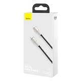 Кабель Baseus Cafule Series Metal Data Cable Type-C to Lightning PD 20W 1м черный