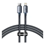 Кабель Baseus Crystal Shine Series Fast Charging Data Cable Type-C to Lightning 20W 1.2м черный     