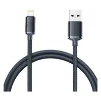 Кабель Baseus Crystal Shine Series Fast Charging Data Cable USB to Lightning 2.4A 1.2м черный       