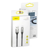 Кабель Baseus Horizontal Data Cable USB Lightning 2.4A 1м черный