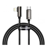 Кабель Baseus Legend Series Elbow Fast Charging Data Cable Type-C to Ligtning PD 20W 1м черный      
