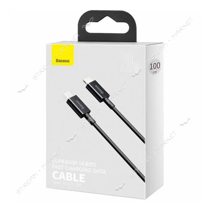 Кабель Baseus Superior Series Fast Charging Data Cable Type-C to Lightning PD 20W 1м черный         