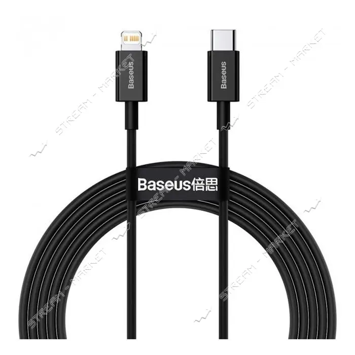 Кабель Baseus Superior Series Fast Charging Data Cable Type-C to Lightning PD 20W 1м черный         