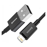 Кабель Baseus Superior Series Fast Charging Data Cable USB to Lightning 2.4A 1м черный