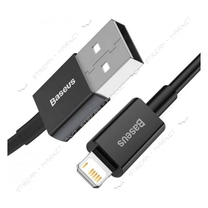 Кабель Baseus Superior Series Fast Charging Data Cable USB to Lightning 2.4A 1м черный