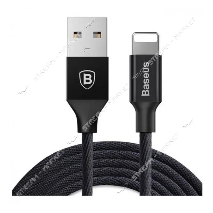 Кабель Baseus Yiven Cable USB to Lightning 1.2м черный                                              