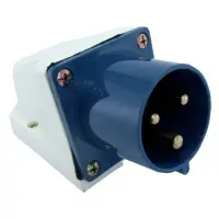 Вилка стационарная Takel 3 контакта 2Р плюс Е 32А 220В IP44 523                                     