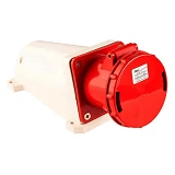 Розетка стационарная Takel 4 контакта 3Р плюс Е 63А 380В IP67 134                                   