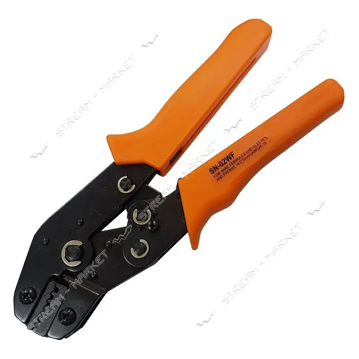 Опрессовочный инструмент Takel для наконечников и коннекторов без изоляции SN-02WF 0.14-2.5