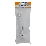 Аэратор поворотный Ango LJ2020-3LB со шлангом и переходником М22-М24 белый                          