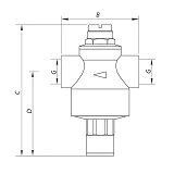 Редуктор давления воды 3/4" KOER KR.1251