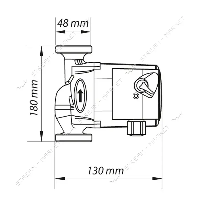 Редуктор давления воды 3/4" KOER KR.1253                                                            