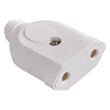 Гнездо плоское SVT Electric SVT-7362-N без заземления 10/16А 250V белое