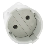 Гнездо прямое SVT Electric SVT-7315 без заземления 10А 250V белое                                   