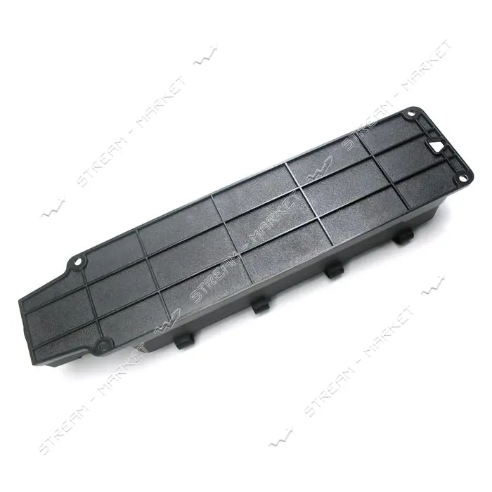 Колодка SVT Electric SVT-5704 4 гнезда с заземлением и крышкой каучук черная