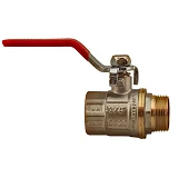 Кран шаровый 3/4" В/Н ручка вода железный шар