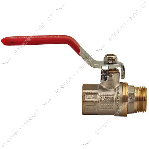 Кран шаровый 1/2" В/Н ручка вода железный шар                                                       