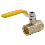 Кран шаровый 1/2" В/В с ручкой газ железный шар                                                     