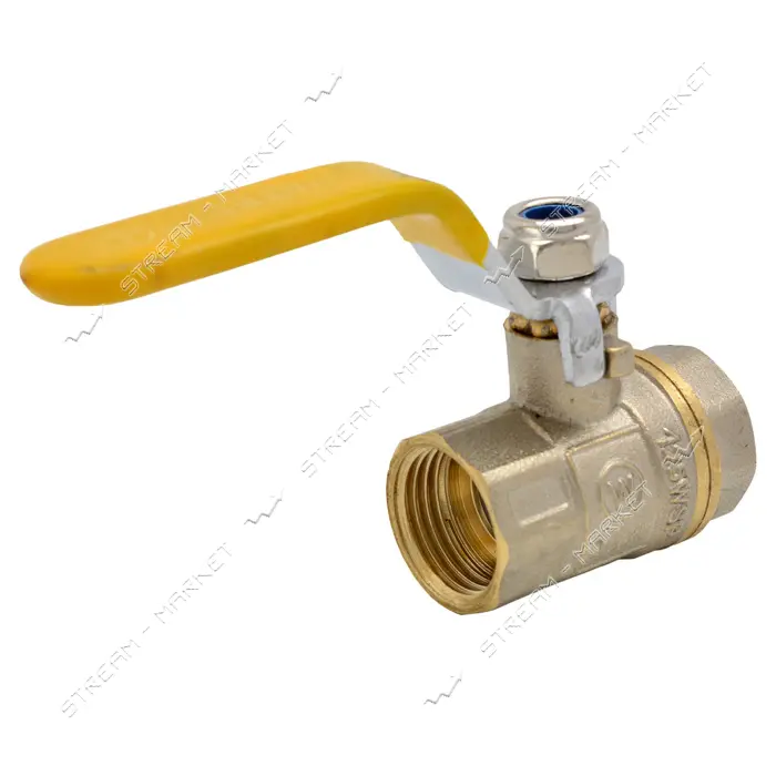 Кран шаровый 1/2" В/В с ручкой газ железный шар                                                     