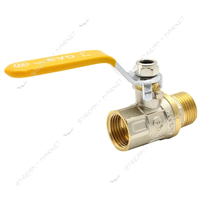 Кран шаровый 1/2" В/Н газ железный шар