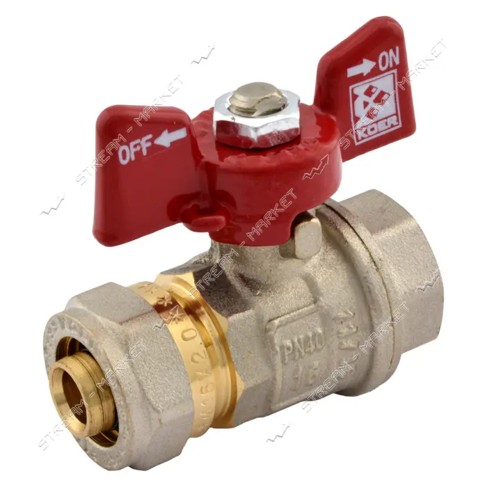 Кран шаровый Koer Wing 1/2"x16 В                                                                    