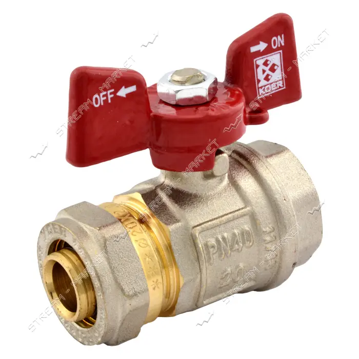 Кран шаровый Koer Wing 3/4"x20 В                                                                    