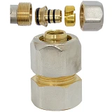 Муфта для металлопластиковых труб Gross 20х1/2"В разборная