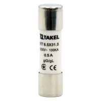 Плавкий предохранитель Takel RT 8.5х31.5 0.5А                                                       