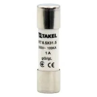 Плавкий предохранитель Takel RT 8.5х31.5 1А                                                         