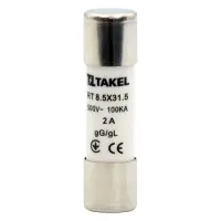 Плавкий предохранитель Takel RT 8.5х31.5 2А                                                         