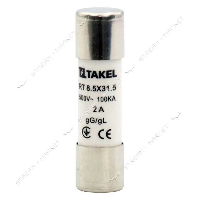 Плавкий предохранитель Takel RT 8.5х31.5 2А                                                         